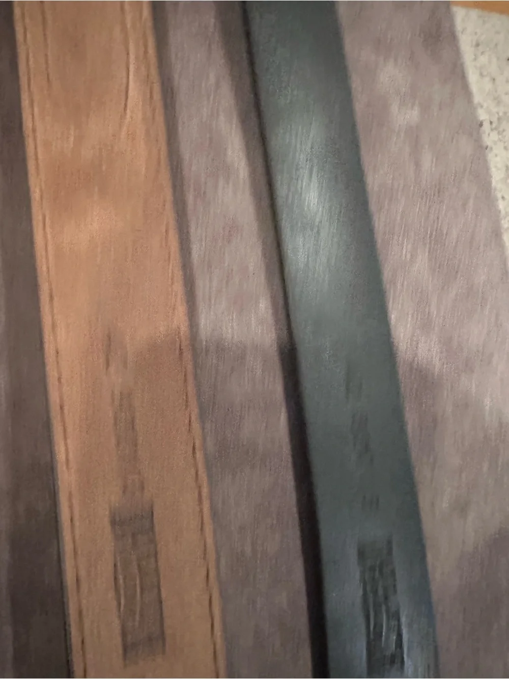 Duluth Trading Co Leather Belts in Brown and Black (2 belts)